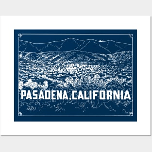 1945 Pasadena California Posters and Art